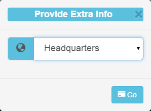 Lista de ubucaciones en el reloj de presentismo