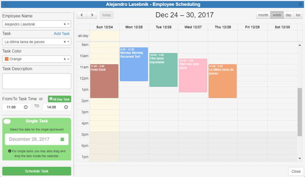 calendario